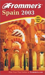 Cover of: Frommer's Spain 2003