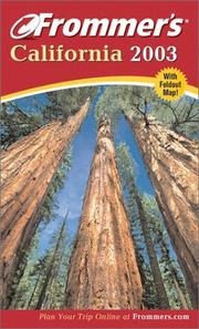 Cover of: Frommer's California 2003 by Erika Lenkert, Mary Anne Moore, Matthew Richard Poole, Stephanie Avnet Yates