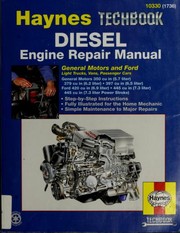Cover of: Diesel engine repair manual by Ken Freund