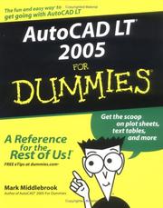 Cover of: AutoCAD LT2005 For Dummies (For Dummies (Computer/Tech)) by Mark Middlebrook