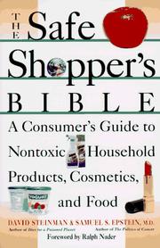 The safe shopper's bible by David Steinman