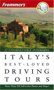 Cover of: Frommer's Italy's Best-Loved Driving Tours (Best Loved Driving Tours) by British Auto Association
