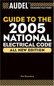 Cover of: Audel Guide to the 2005 National Electrical Code