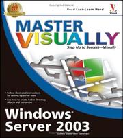 Cover of: Master visually Windows Server 2003 | James Pyles