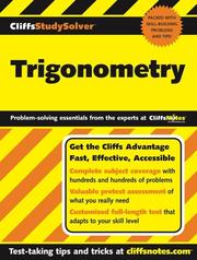 CliffsStudySolver Trigonometry (Cliffsstudy Solver)