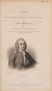 Cover of: A treatise on the geography and classification of animals.