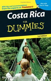 Cover of: Costa Rica For Dummies (Dummies Travel) by Eliot Greenspan