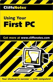 Cover of: Using Your First PC by Jim McCarter