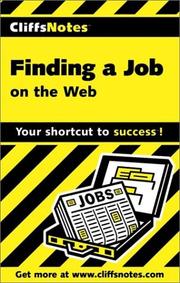 Cover of: Finding a Job on the Web (Cliffs Notes) by Peter D. Weddle, Peter D. Weddle