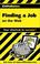 Cover of: Finding a Job on the Web (Cliffs Notes)