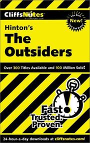 CliffsNotes Hinton's The outsiders by Clark, Janet