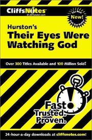 Cover of: CliffsNotes Hurston's Their eyes were watching God