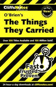 Cover of: CliffsNotes O'Brien's The things they carried by Jill Colella