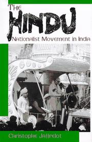 Cover of: The Hindu nationalist movement in India by Christophe Jaffrelot