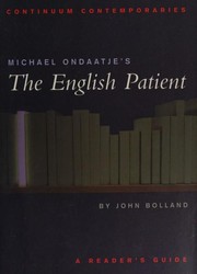 Cover of: Michael Ondaatje's The English patient: a reader's guide