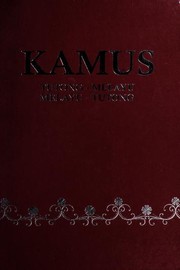 Cover of: Kamus Tutong-Melayu, Melayu-Tutong