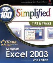 Cover of: Excel 2003 Top 100 Simplified Tips & Tricks