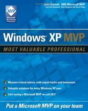 Cover of: Windows XP MVP