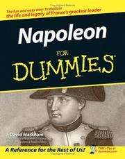 Cover of: Napoleon for dummies by J. David Markham