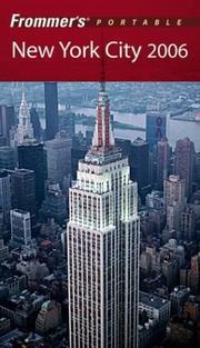 Cover of: Frommer's Portable New York City 2006 (Frommer's Portable) by Brian Silverman