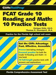Cover of: CliffsTestPrep FCAT Grade 10 Reading and Math: 10 Practice Tests (Cliffstestprep)