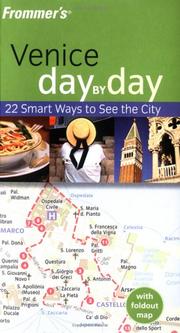 Cover of: Frommer's Venice Day by Day (Frommer's Day by Day)