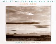 Cover of: Poetry of the American West: a Columbia anthology