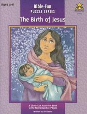 Cover of: The Birth of Jesus: Ages 3-6 (Bible Fun Puzzles)