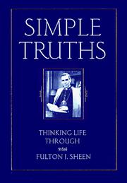 Cover of: Simple truths: thinking life through