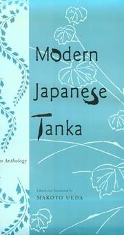 Cover of: Modern Japanese tanka by edited and translated by Makoto Ueda.