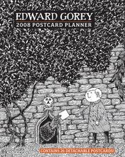 Cover of: Edward Gorey 2008 Postcard Planner
