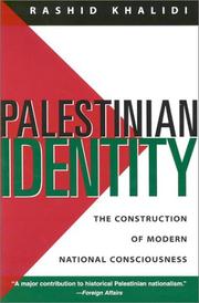 Cover of: Palestinian Identity by Rashid Khalidi