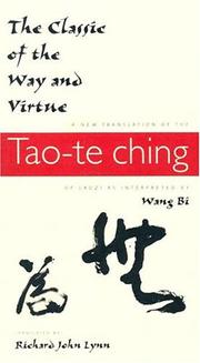 Cover of: The Classic of the Way and Virtue by Wang Bi, Laozi