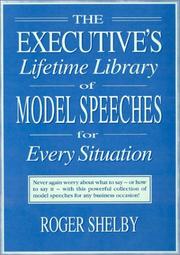 Cover of: The executive's lifetime library of model speeches for every situation