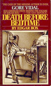 Cover of: Death before bedtime by Gore Vidal