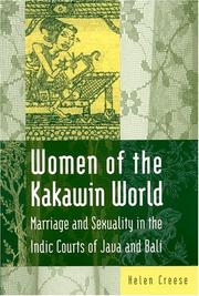 Women Of The Kakawin World by Helen Creese