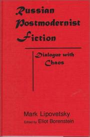 Cover of: Russian Postmodernist Fiction: Dialogue With Chaos