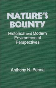 Cover of: Nature's bounty by Anthony N. Penna