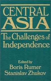 Cover of: Central Asia: the challenges of independence