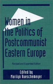 Cover of: Women in the politics of postcommunist Eastern Europe