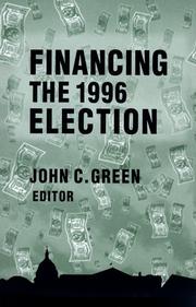Cover of: Financing the 1996 Election
