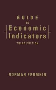 Cover of: Guide to Economic Indicators by Norman Frumkin, Norman Frumkin