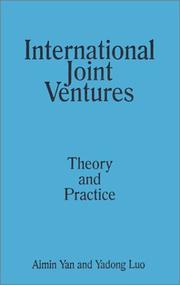Cover of: International Joint Ventures by Aimin Yan, Yadong Luo