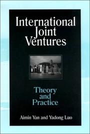 Cover of: International Joint Ventures by Aimin Yan, Yadong Luo