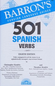 501 Spanish verbs by Christopher Kendris
