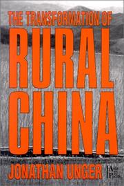 Cover of: The Transformation of Rural China (Asia and the Pacific) by Jonathan Unger