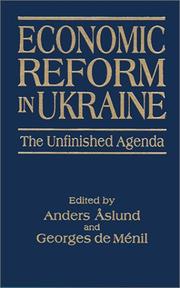 Cover of: Economic Reform in Ukraine: The Unfinished Agenda