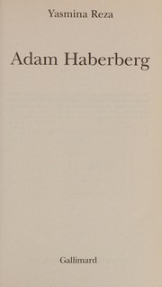 Cover of: Adam Haberberg (French Edition)