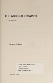 Cover of: The Adderall Diaries