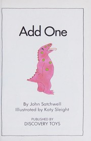 Cover of: Add one (First maths)